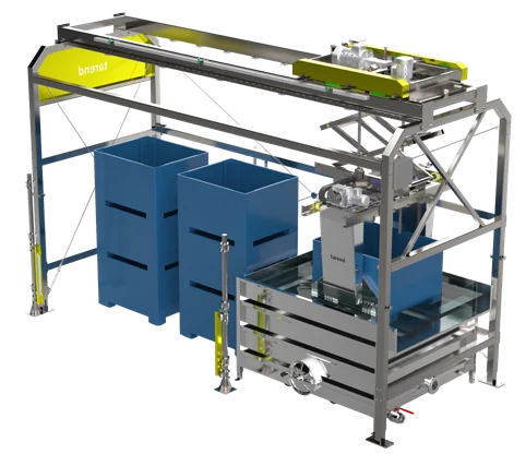Robots volcadores de bins